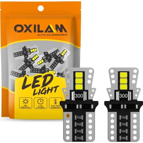 OXILAM 10x W5W T10 LED Bulb Car Trunk Lamp Interior Light For Nissan Teana Altima Qashqai Tiida X-Trail Kicks Sylphy Murano