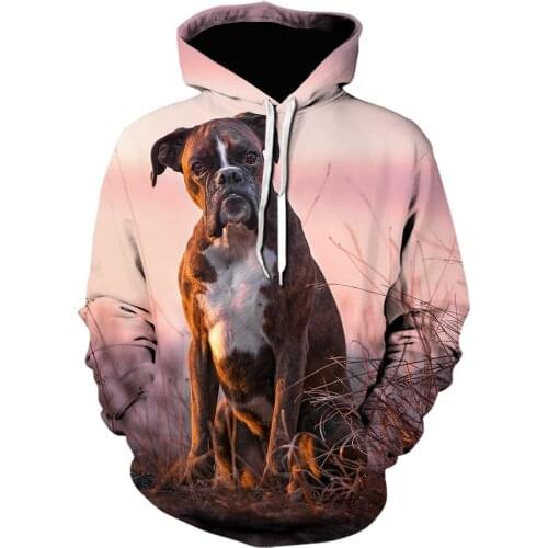 2021 Hot Sweatshirt Men/ Women 3D Hoodies Print Dog Animal Pattern Pullover Unisex Casual Creative Oversized Hoodies Streetwear