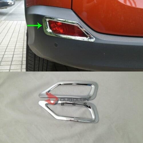 OUBOLUN ABS exterior car parts Car body kits rear foglight cover For toyota 2014 RAV4
