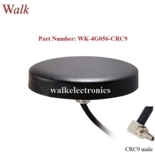 Omni directional CRC9 male angle 5dbi high gain outdoor use screw mount GSM 3g 4g lte Antenna roof mount lte 4g car antenna