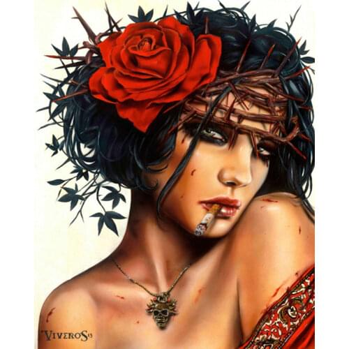 High quality Oil painting Canvas Reproductions SACRIFICE by Brian M.Viveros Painting hand painted