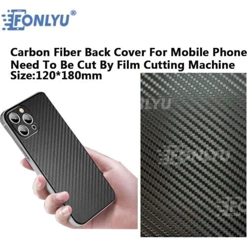 FONLYU 3D Carbon Fiber Back Cover Protector For Samsung Galaxy A50 A70 A51 A71 A31 M31 Film Cutting Machine Repair Tools 50pcs