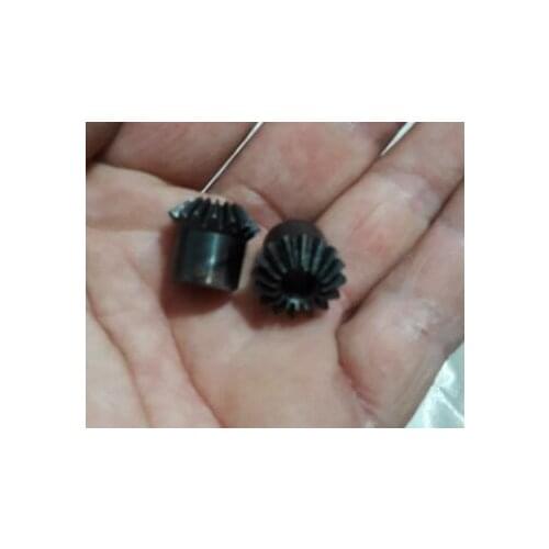 1 moudle Metal bevel gear tooth surface quenching of 90 degrees one pair 2pieces 1:1 transmission 1M15