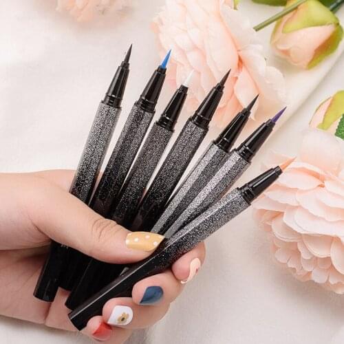 1PC Space Handle Pencil Eyeliner Long-lasting Waterproof Glitter Eyebrow Liquid Cosmetics Pen For Makeup Palette Tools Maquiagem