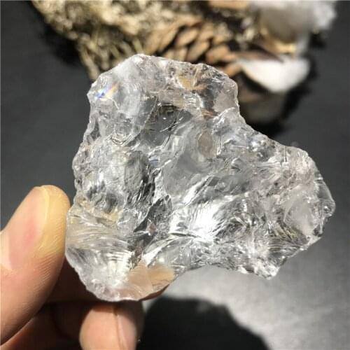 100g Pure natural white crystal rough stone bulk white crystal wool raw ore