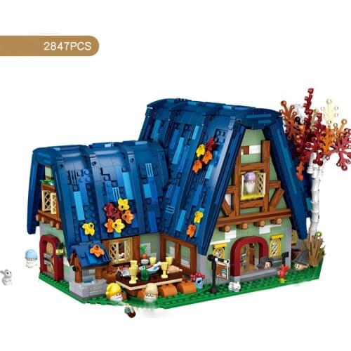 LOZ 2874pcs Cartoon Story Dwarf A Snow White House Model Building Blocks Toys Kids Toys For Boys Birthday Gift Christmas Friends