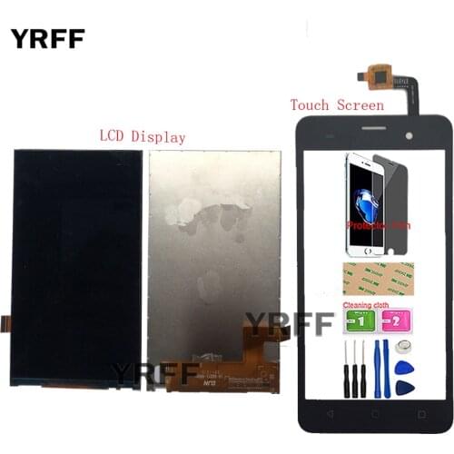 5' Mobile Phone LCD Display For BQ BQS-5020 BQS 5020 BQ-5020 Strike LCD Display Monitor Touch Screen Digitizer Sensor Tools Gift