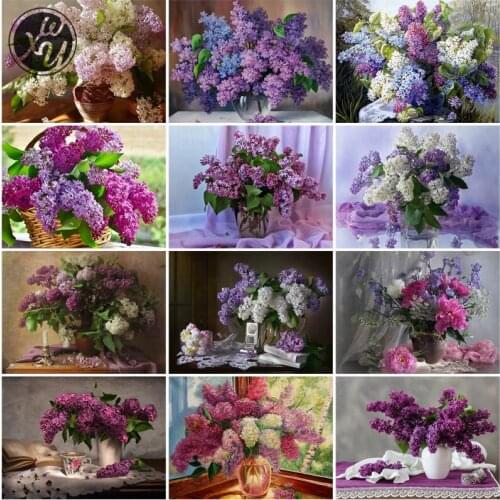 Diamond Art for Adults Bouquet Full Drill Mosaic Round Square Rhinestones Accessories Embroidery Cross Stitch Kit for Home Decor