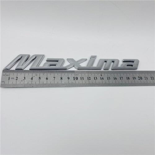 Car Exterior Stickers For Nissan Maxima Emblem Rear Trunk Tail Logo Badge Symbol Letters Auto Decal