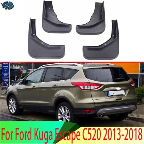 For Ford Kuga Escape C520 2013-2018 4PCS Mud Flaps Splash Guards Fender Mudguard Kit Mud Flap Splash Guards Mudguard
