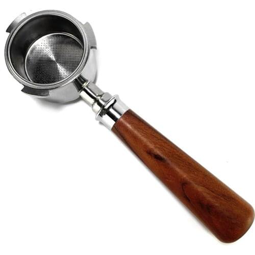 Wooden Mesh Filter For Delonghi EC680/685 dropshipping 51mm Bottomless Coffee Machine Porta-filter Filter Basket net