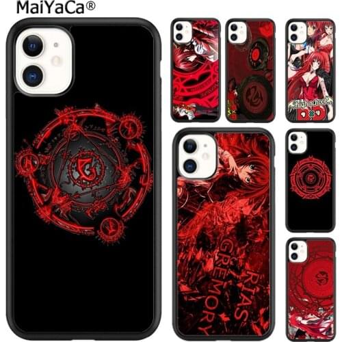 MaiYaCa Gremory Clan Highschool Dxd Phone Case For iPhone 5 SE 6 6s 7 8 plus X XR XS 11 12 pro max Samsung Galaxy S8 S9 S10