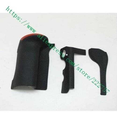 A Set of 3PCS New original Bady rubber (Grip+left side+thumb) repair parts For Nikon D500 SLR