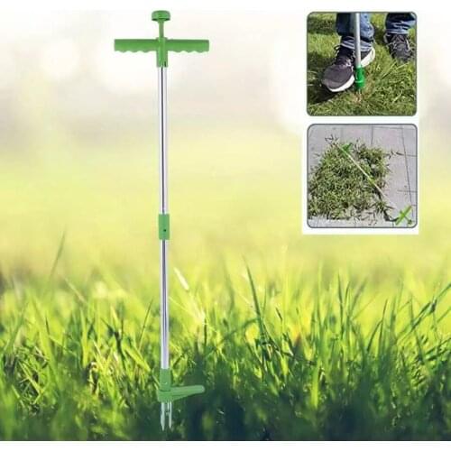 OnnfangLong Handle Weed Remover Durable Garden Lawn Weeder Outdoor Yard Grass Root Puller Tools Garden Planting Ele Tool