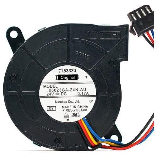 Original 100% working 06023GA-24N-AU 24V 0.17A 6CM 6020 Four-Wire PWM Projector Turbo Fan