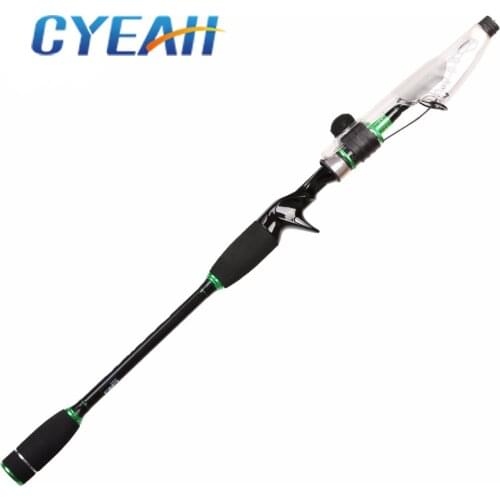 CYEAH Fishing Rod 2 Section ML Power Telescopic Casting Spinning Lure Rod 2.1m 2.7m 3.0m Fishing Pole Travel Rod