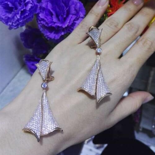 Xb495 Luxury Designer Fashion 925 Sterling Silver Jewelry zirconia shinning for lady women,cute&sweet bb