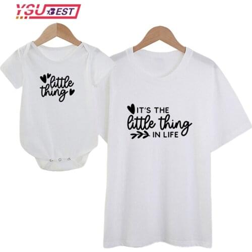 2021 Family Summer Cute Mother And Daughter T-shirt Fashion Family Matching Clothes Mommy And Me Clothes Baby Girl Boys Clothes