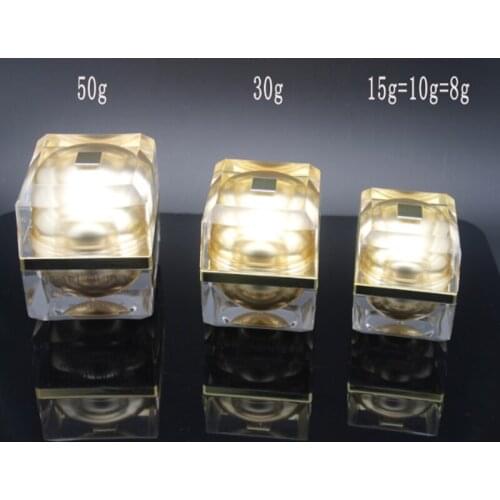 50pcs/lot 30g Moisturizing Cream bottle acne acrylic box 30ml Cream Jar Cosmetic Container Empty Sample Makeup Pot