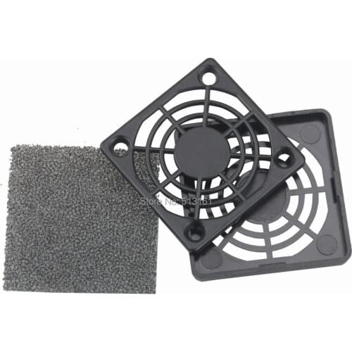 500 pieces/lots Gdstime 5CM 50MM Fan Dust Filter Dustproof Screen PC Computer Case Mesh PC Case Fan Dust Sponge Filter Black