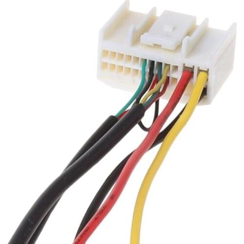 Car Stereo Wiring Harness Adapter Kit With USB&AUX Plug Extension Wire