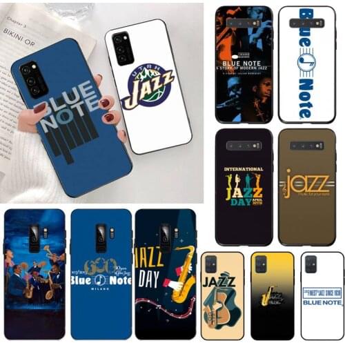 CUTEWANAN Blue Note Jazz Music Records Phone Case for Samsung S20 plus Ultra S6 S7 edge S8 S9 plus S10 5G lite 2020