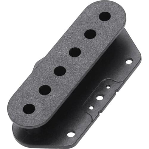 2 Pcs Black Plastic Single Coil Slug Bobbins Bridge Pickup Covers/Lid/Shell/Top For Electric Guitar