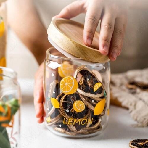 European Glass Storage Jars with Lid Seal Cereal Dispenser Living Room Desktop Dried Fruit Snacks Jar Home Decoration Modern