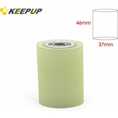 Furniture wheel.Diameter 37mm, length 46mm,PU polyurethane roller with bearing,Soft surface,Pipeline transmission Rubber wheel