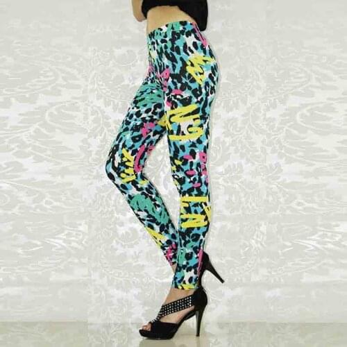 2019 Fashion Women Leggings Slim High Waist Elasticity Leggings Leopard Printing leggins Woman Pants