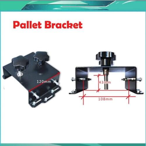 One Piece Screen Equipment Pallet Bracket for Four Color Station Printing