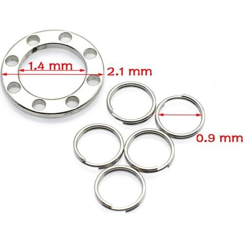 Outdoor Multi-function Quick Mini Key Receive Hung Clip Link Ring Keychain