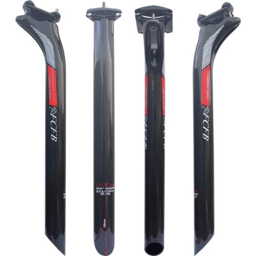 Fast shipping Special FCFB FW BACK 25MM 3k seatpost carbon fiber seat tube 27.2/30.8/31.6*350/400mm road bike mtb bike