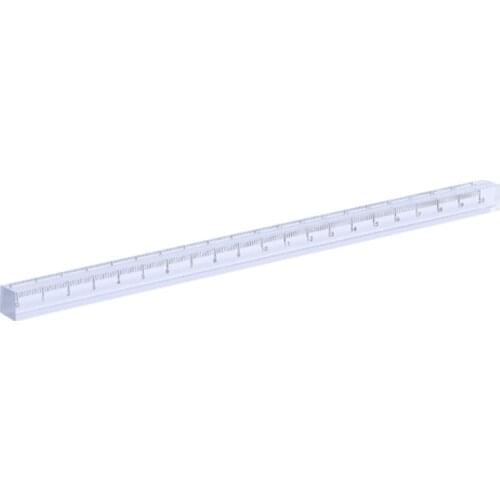 B36C Transparent Plastic Ruler 0-30cm Straight Ruler for artists Designers Student Architect Engineer Teacher