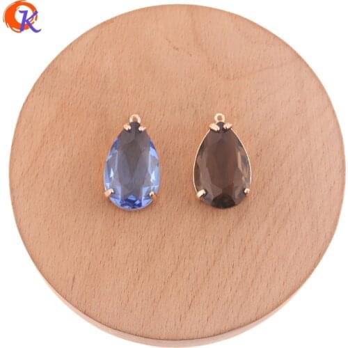 Cordial Design 30Pcs 16*29MM Jewelry Accessories/Earrings Connectors/Hand Made/DIY Making/Crystal Pendant/Earring Findings