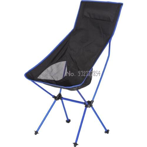 Outdoor folding moon chair ultra light portable leisure outdoor beach camping fishing chair
