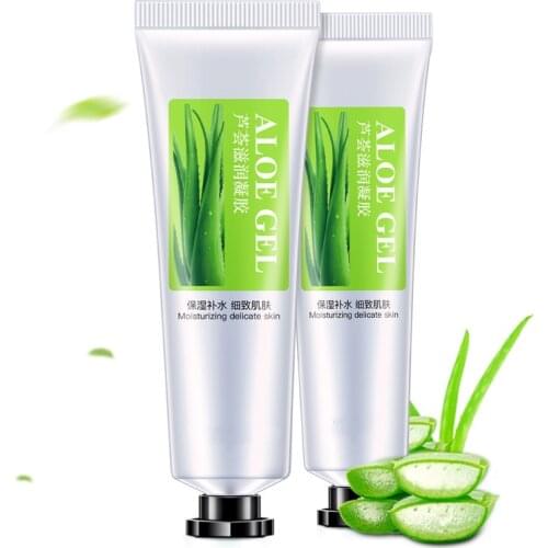 30ml Face Cream Aloe Soothing Gel Aloe Vera Gel Skin Care Remove Acne Moisturizing Day Cream After Sun Lotions Aloe Gel