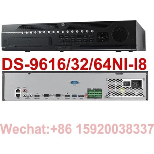 DS-9616/32/64NI-I8 Embedded 4K NVR Hik-sion NVR 32CH 64CH DS-9632NI-I8 DS-9664NI-I8