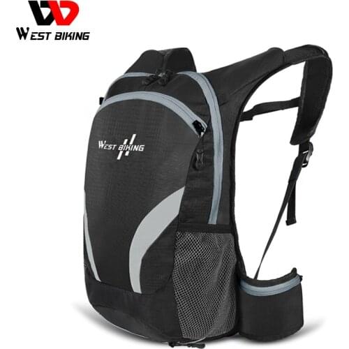 WEST BIKING Cycling Backpack 15L Mountain Bike Bag Cycling Bicycle Bags Bike Water Bag Outdoor Sports Travel Hiking Climbing Bag