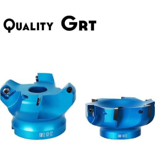 Younio KM12/BAP 400R Face Aluminium Plane Head End Mill Milling Cutter SEKT12/APMT16 Insert CNC Machine High Hardness Tools