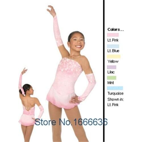 Custom Figure Skating Dresses For Women With Spandex Graceful New Brand Figure Skating Competition Dress Girls DR2708