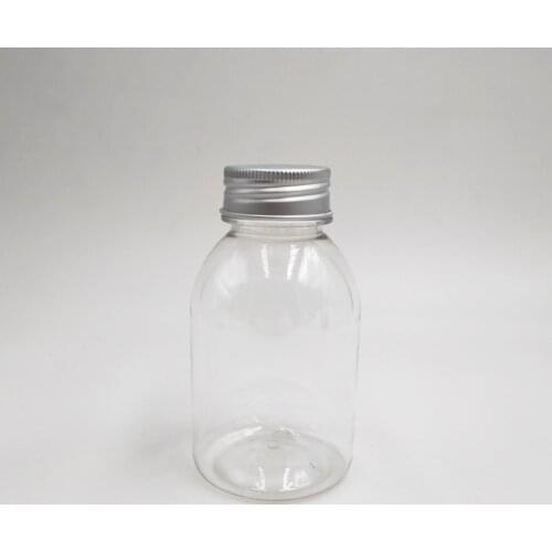 220ml Transparent Milk Bottle Bath Salt Bottle Mask PET Bottle 10PCS/LOT