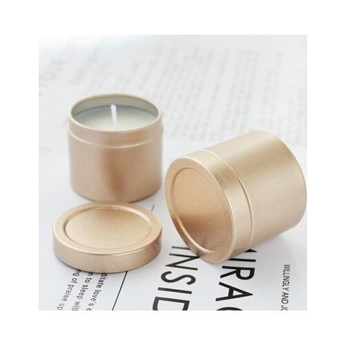 50ml Tin Boxes Biscuits Cookie Metal Storage Box For Lip Balm Cream Candle Jars Tea Cans Christmas Gift Wedding Candy Boxes