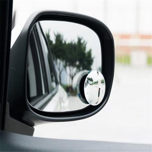 Car Style 360 Degree Wide Angle Round Blind Spot Mirror Stickers for Parking Rear View Rain Shade Sticker 200pcs = 100 pairs