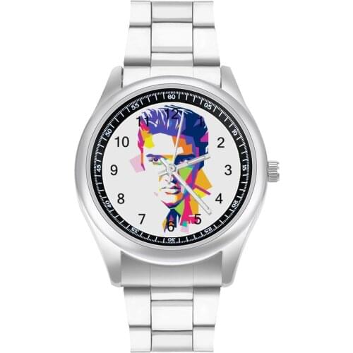 Elvis Presley Quartz Watch Classy Ladies Wrist Watch Design Steel Outdoor Photo Wristwatch