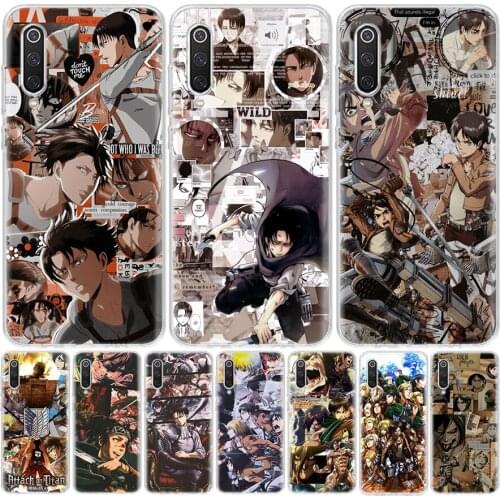 Hot Attack on Titan Manga Phone Case For Xiaomi Redmi Note 10 9S 9C 9 8T 8 7 6 Pro 5A 5 9A 8A 7A 6A S2 K20 K30 Coque