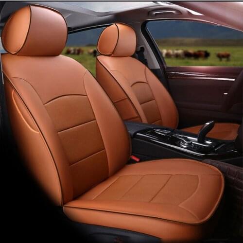 CARTAILOR Custom Real Leather Car Seat Cover for Mercedes Benz GLK Seat Covers Cars Cowhide Seats Protector Front & Rear Support
