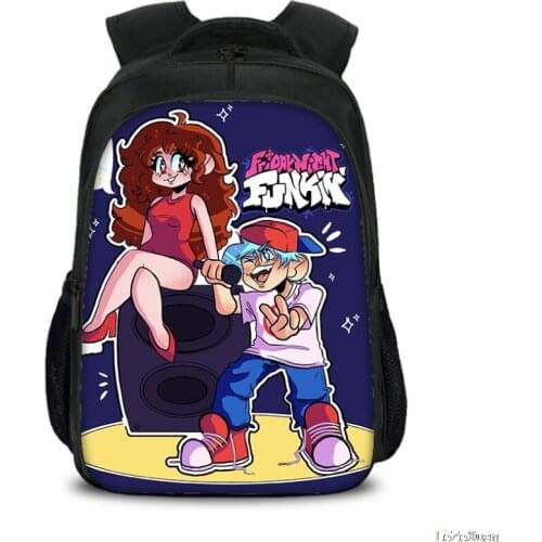 Friday Night Funkin Backpack Children Bag Boy Girl Schoolbag Travel Rucksack Back To School Bookbag Cartoon Casual Backpack