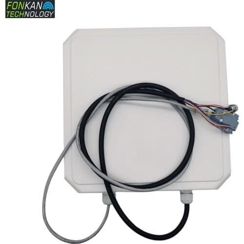 FONKAN 10M 9dbi UHF RFID Integrated reader RS232,RS485,TCP/IP(RJ45),Relay interface IP67 EPC G2 free Java SDK