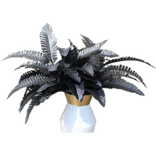 Artificial Flower Eco-friendly Silk Cloth 35cm Natural Home Decor Greenery High Quality Simulation Fern Persian Leaves